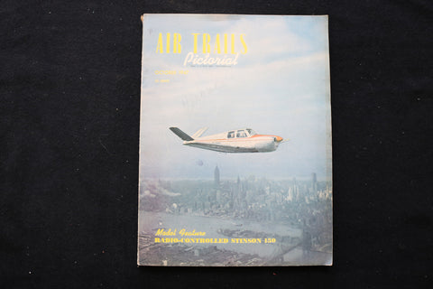 1957 OCTOBER AIR TRAILS MAGAZINE - RADIO-CONTROLLED STINSON 150 COVER - SP 4184C