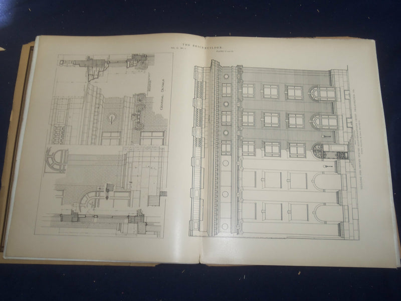 1904 SEPTEMBER THE BRICKBUILDER MAGAZINE - AN ARCHITECTURAL MONTHLY - ST 528C