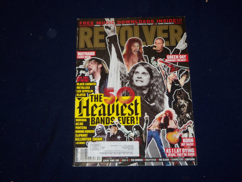 2004 DECEMBER REVOLVER MAGAZINE - THE 50 HEAVIEST BANDS EVER - SP 9935