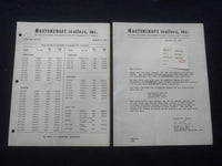 1961 MASTERCRAFT BOAT TRAILERS CATALOG - J 8407