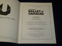 1979 THE INTERNATIONAL BALLET OF CARACAS PROGRAM - ZHANDRA RODRIGUEZ - J 5065