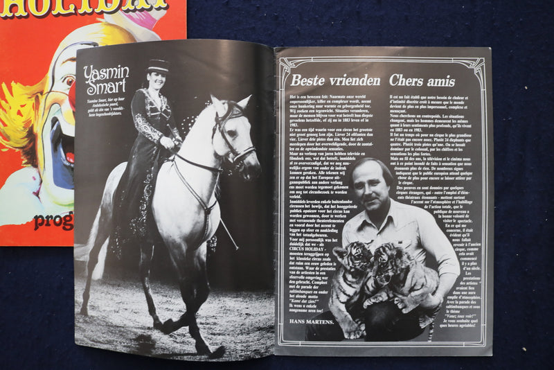 1983-1989 CIRCUS HOLIDAY PROGRAMS - LOT OF 3 - O 3532