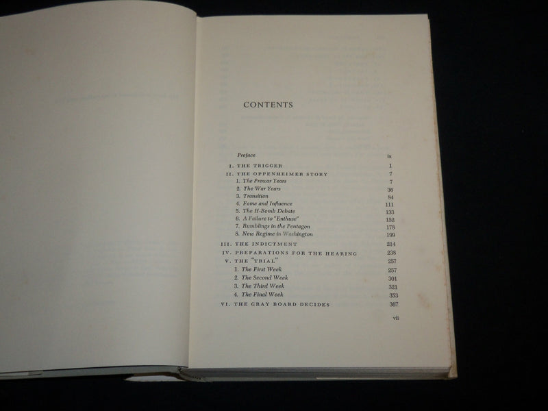 1969 THE OPPENHEIMER CASE HARDCOVER BOOK BY PHILIP STERN - KD 6846
