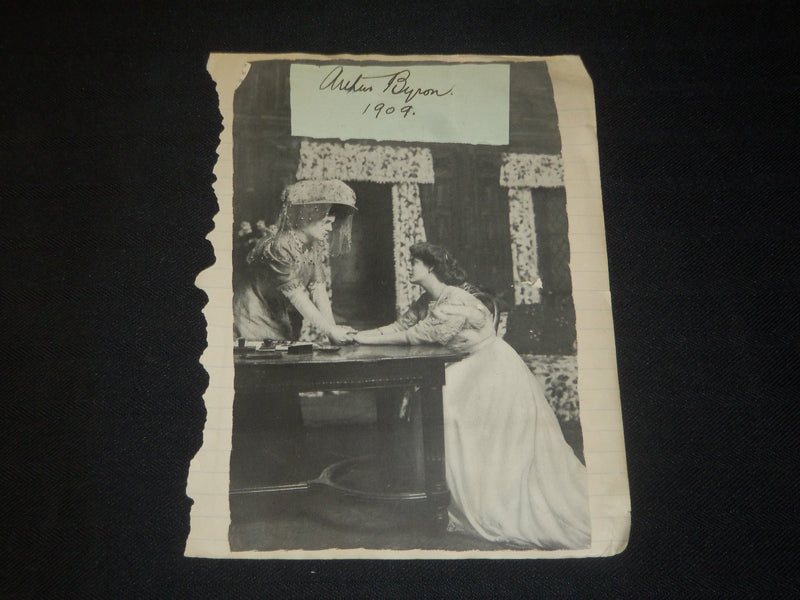 1909 ARTHUR BYRON CUT SIGNATURE & IRENE WYCHERLEY THEATRE PROGRAM - J 5513