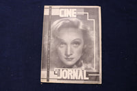 1937 MAY 24 CINE JOURNAL MAGAZINE -MARLENE DIETRICH COVER - PORTUGUESE - E 23809