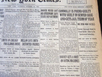 1928 OCTOBER 18 NEW YORK TIMES - CONNOLLY FOUND GUILTY WITH SEELY - NT 6514