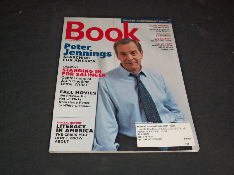 2002 SEPTEMBER/OCTOBER BOOK MAGAZINE - PETER JENNINGS - SP 6262