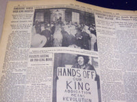 1936 DEC 8 NEW YORK TIMES - EDWARD VIII MAY GIVE UP MRS. SIMPSON - NT 2139