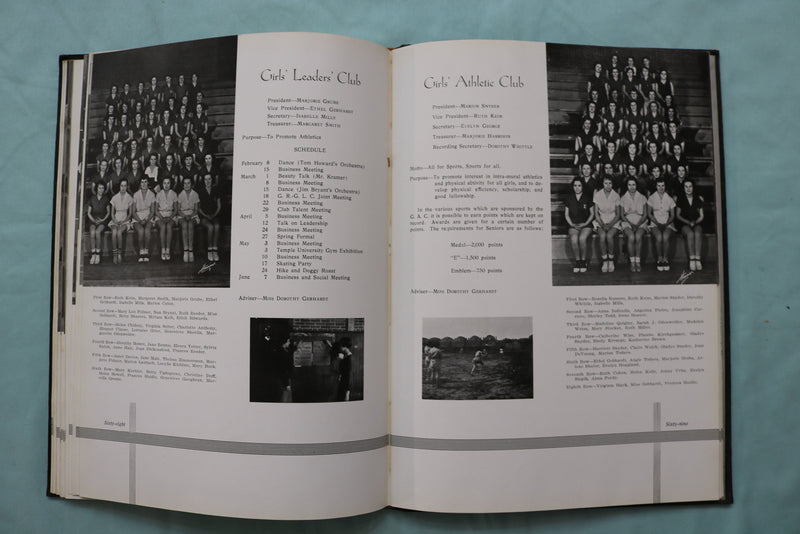 1935 THE RECHAUFFE EASTON HIGH SCHOOL YEARBOOK - EASTON, PENNSYLVANIA - YB 3553