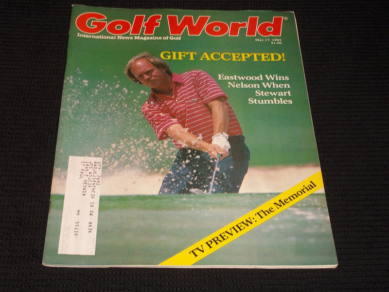 1985 MAY 17 GOLF WORLD MAGAZINE - BOB EASTWOOD FRONT COVER - E 5598A