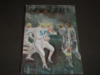 1962 OCTOBER 13 NEW YORKER MAGAZINE FRONT COVER ONLY - FOOTBALL ART DECO