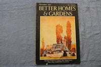 1933 OCT BETTER HOMES AND GARDENS MAGAZINE - ILLUSTRATED COVER COVER - E 9724