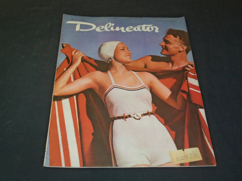 1936 JULY DELINEATOR MAGAZINE - ILLUSTRATED COVER - SP 6934