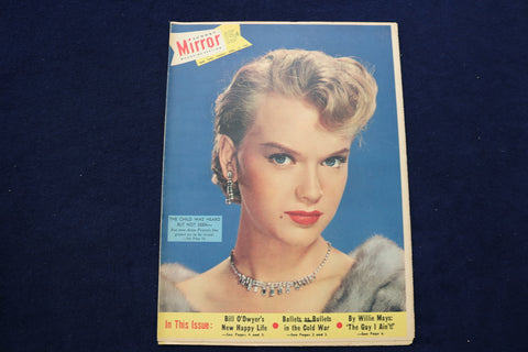 1955 APRIL 17 NY MIRROR MAGAZINE - ANNE FRANCIS COVER - E 22562