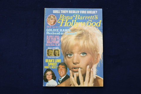 1970 JULY RONA BARRETT'S HOLLYWOOD MAGAZINE - GOLDIE HAWN COVER - E 19240