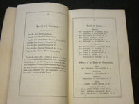 1859 CALENDAR OF TRINITY COLLEGE - HARTFORD, CONNECTICUT BOOK - J 6182