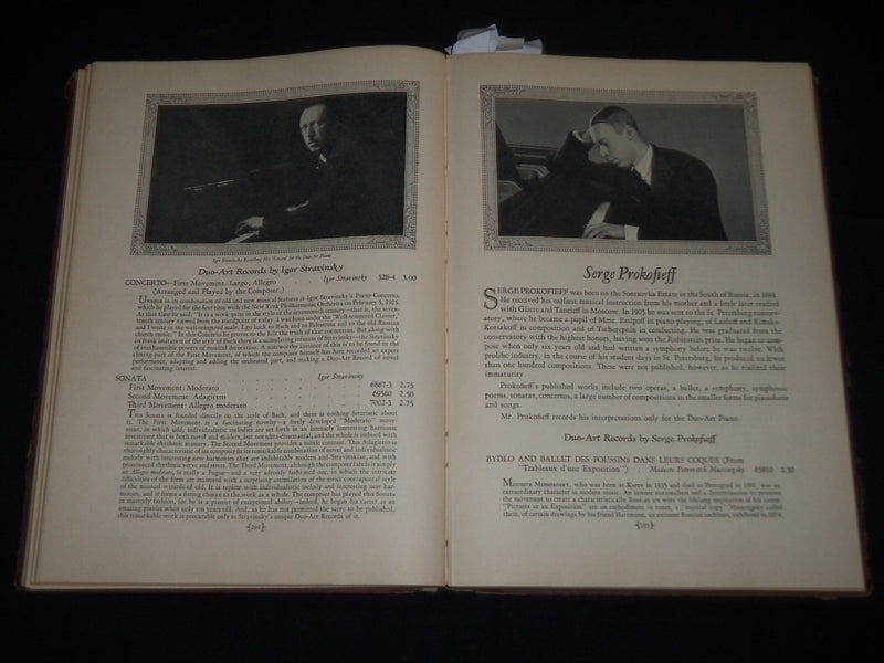1947 DUO-ART PIANO MUSIC MAGAZINE BOUND VOLUME - AEOLIAN COMPANY - KD 5410