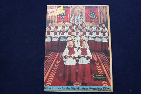 1955 APRIL 10 NY MIRROR MAGAZINE - FOR EASTER COVER - E 22561