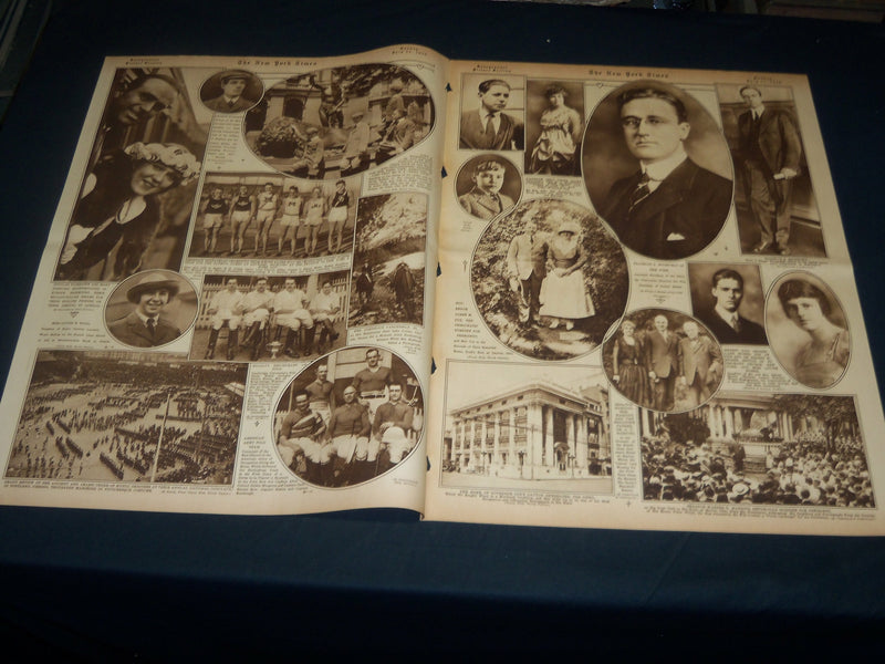 1920 JULY 11 NEW YORK TIMES PICTURE SECTION NO. 4 - GOVERNOR COX - NT 8766