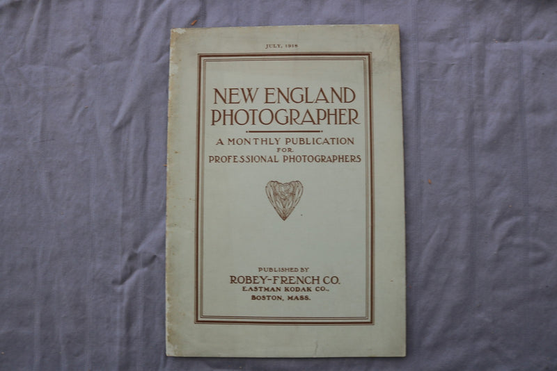1918-1919 NEW ENGLAND PHOTOGRAPHER MAGAZINE - LOT OF 5 - O 3834