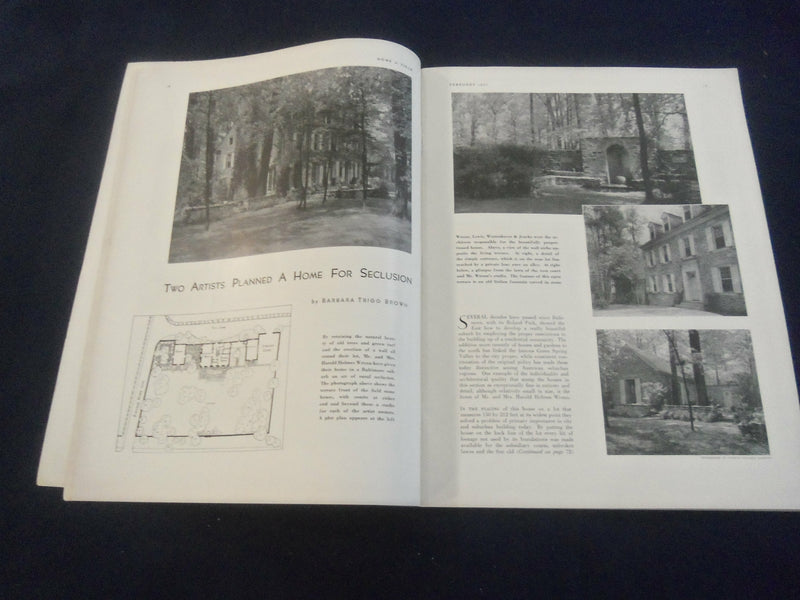 1933 FEBRUARY HOME & FIELD MAGAZINE - GREAT PHOTOS, STORIES & ADS - SP 1223Z