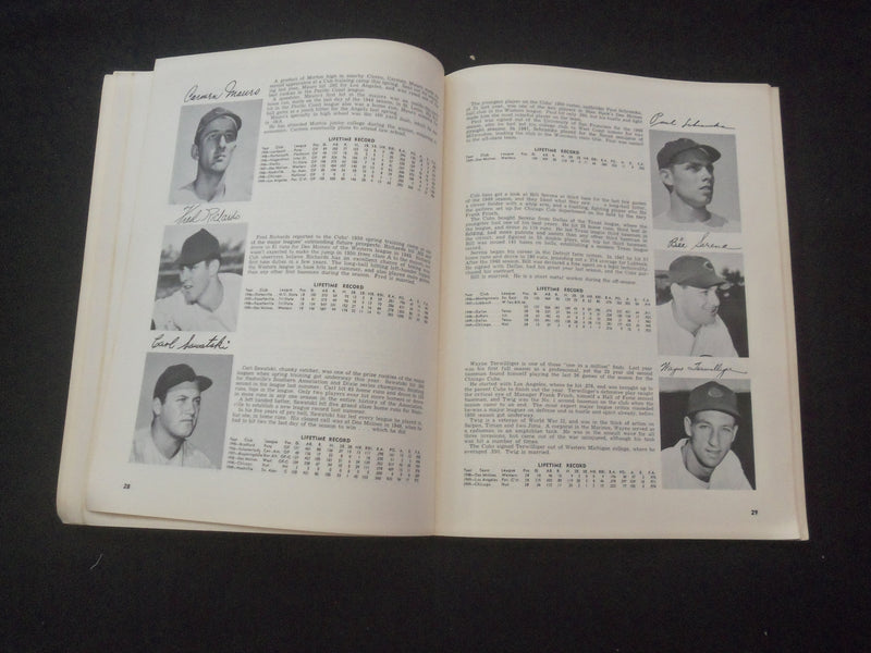 1950 CHICAGO CUBS YEAR BOOK - J 7850