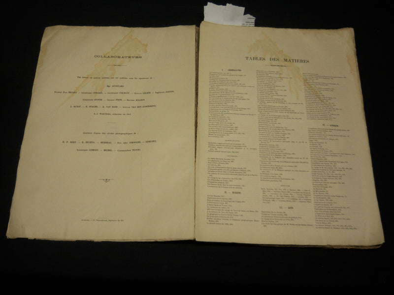 1898 JAN-DEC LE MOUVEMENT GEOGRAPHIQUE MAGAZINE BOUND VOLUME - KD 5393