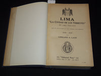 1928-1929 LIMA LA CIUDAD DE LOS VIRREYES - LIBRO PERUANO BOOK - KD 5994