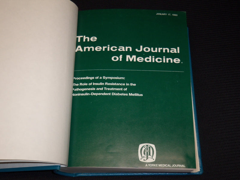 1983 THE AMERICAN JOURNAL OF MEDICINE MAGAZINE BOUND VOLUME - KD 6132O