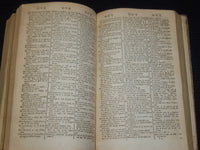 1794 BOYER'S ROYAL DICTIONARY ABRIDGED BY J. C. PRIEUR - VOLUME 1 & 2 - KD 703T