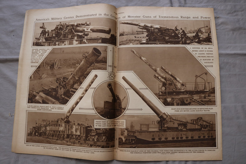 1919 MAR 6 MID-WEEK PICTORIAL MAGAZINE SECTION - FIGHTING THE SUBMARINE- NP 9253