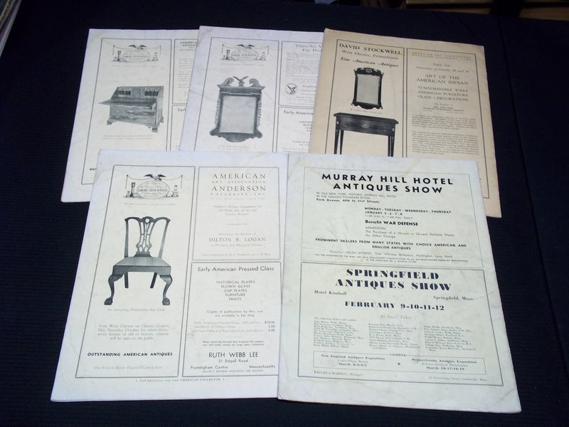 1937-1942 AMERICAN COLLECTOR MAGAZINE LOT OF 5 ISSUES - O 2593C