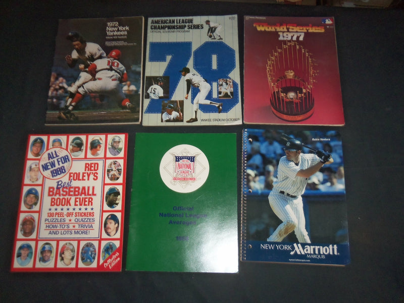 1972-2003 SPORTS MAGAZINES - YANKEES-RED SOX-PHILLIES-METS - LOT OF 35 - O 1895B