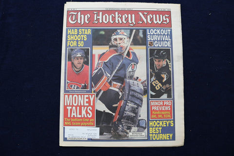 1994 SEPTEMBER 30 THE HOCKEY NEWS NEWSPAPER - BILL RANFORD COVER - NP 8718