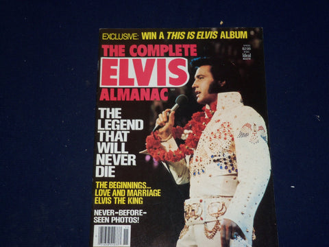 1981 THE COMPLETE ELVIS ALMANAC MAGAZINE - ELVIS PRESLEY - PHOTOS - SP 9920