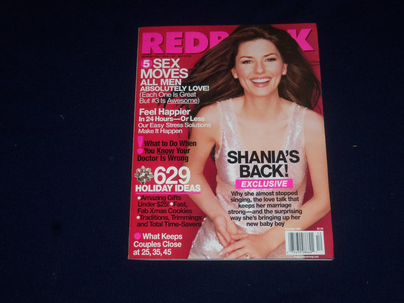 2002 DECEMBER REDBOOK MAGAZINE - SHANIA TWAIN COVER - SP 6035