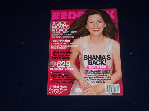 2002 DECEMBER REDBOOK MAGAZINE - SHANIA TWAIN COVER - SP 6035