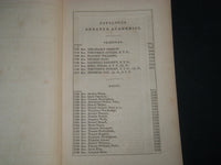 1844 CATALOGUS SENATUS ACADEMICI COLLEGII YALENSIS NOVI-PORTUS BOOK - J 4498