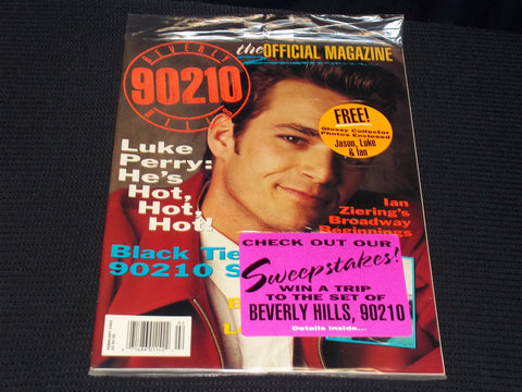 1992 FEBRUARY BEVERLY HILLS 90210 MAGAZINE - LUKE PERRY FRONT COVER - E 13641