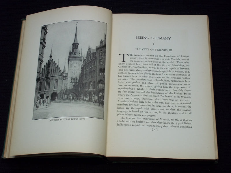 1930 SEEING GERMANY HARDCOVER BOOK BY E. M. NEWMAN - KD 7621