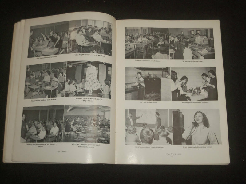 1955 WAKEFIELD HIGH SCHOOL YEARBOOK - WAKEFIELD, MASSACHUSETTS - YB 2247