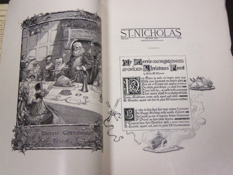 1887 ST. NICHOLAS MONTHLY MAGAZINE LOT OF 11 ISSUES - NICE ILLUS. & ADS - WR 936