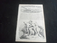 1853 OCTOBER 22 ILLUSTRATED NEWS MAGAZINE -BATTLE OF CENTAURS SCULPTURE -B 5531U