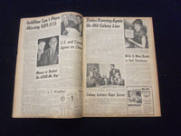 1958 JULY 10 BOSTON DAILY RECORD NEWSPAPER - OLD COLONY RUNS TODAY - NP 6352