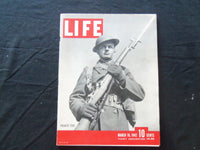 1942 MARCH 16 LIFE MAGAZINE - INFANTRYMAN PRIVATE TEED - L 278