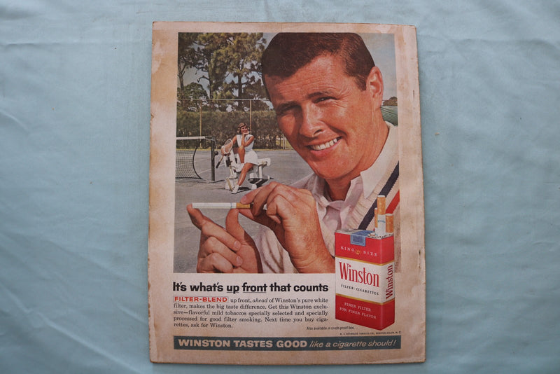 1961 AUGUST SAGA MAGAZINE - MOTORCYCLE SCRAMBLE COVER - E 26655
