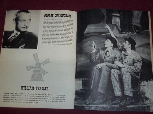 1947 VICTOR HERBERT'S THE RED MILL THEATER PROGRAM - STONE & STROMBERG - II 2134