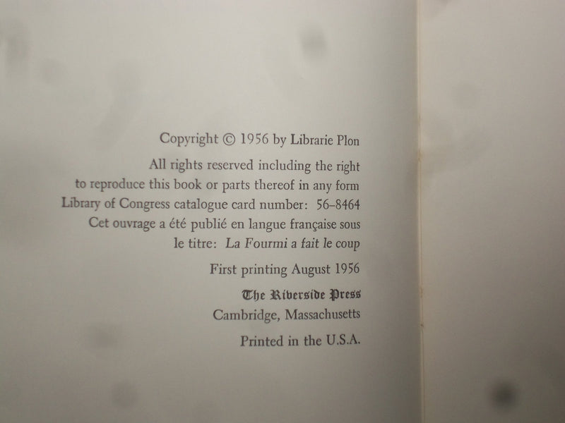 1956 THE BLUE DOG HARDCOVER BOOK BY ANNE BODART - ALICE B. TOKLAS - KD 9145