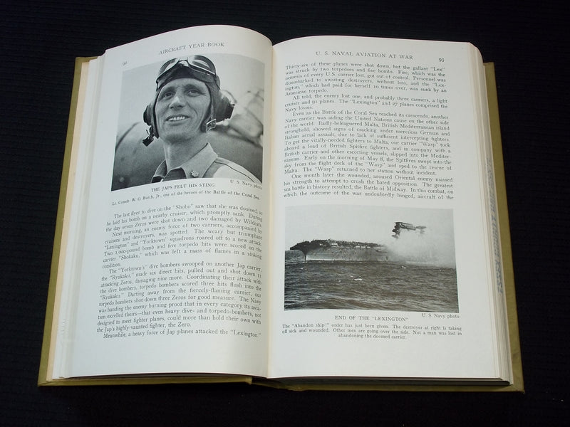 1943 THE AIRCRAFT YEARBOOK BY HOWARD MINGOS - 25TH ANNUAL EDITION - KD 7570