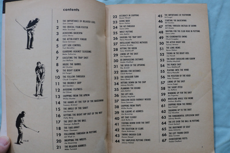 1955-1958 GOLF GUIDEBOOKS - LOT OF 3 - SOFTCOVER - K 3259